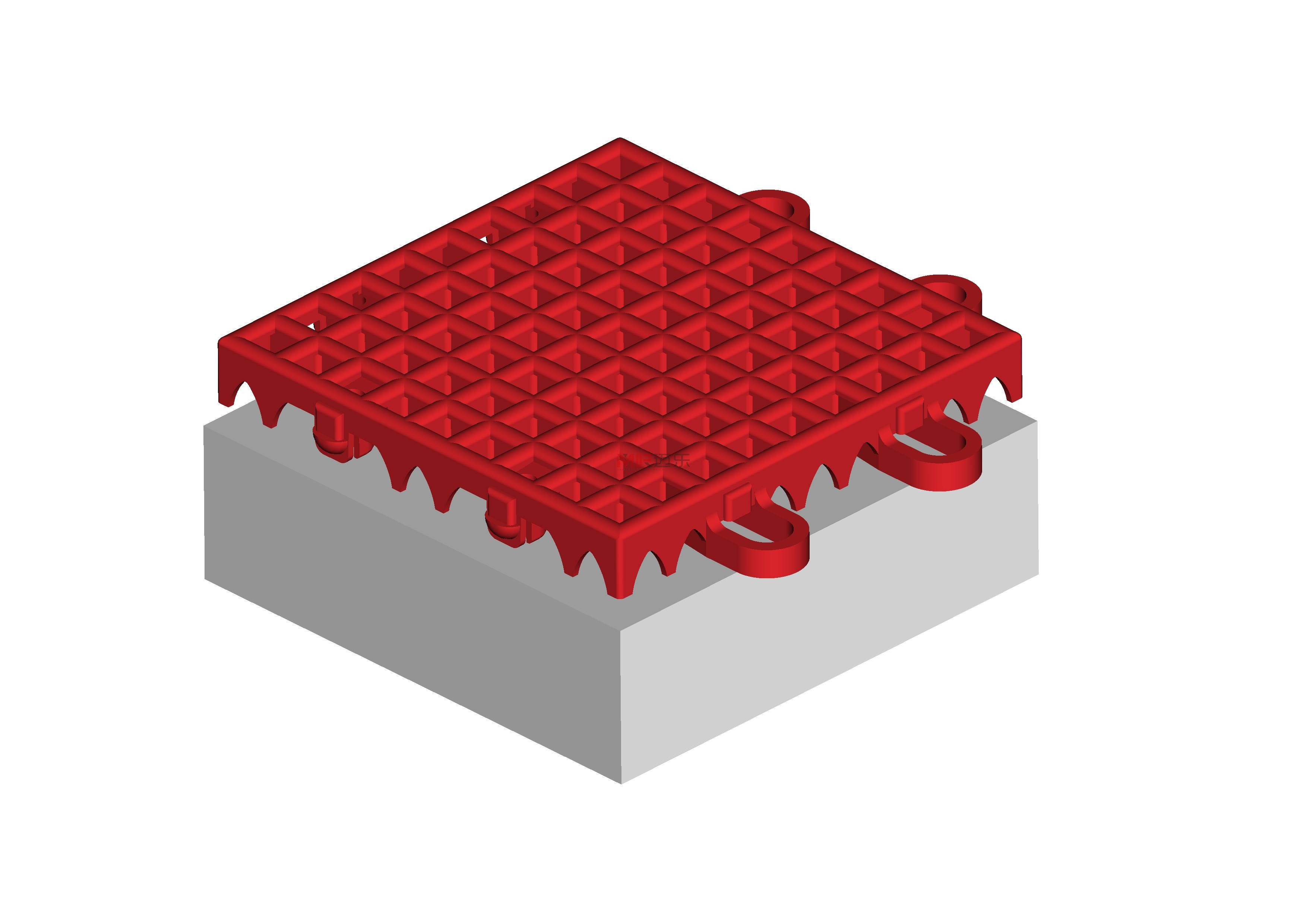 悬浮拼装地板塑胶羽毛球场地