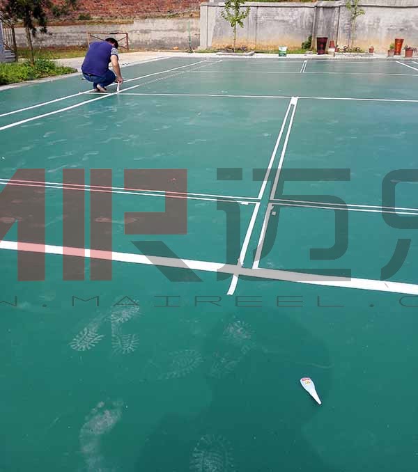 湖南省邵阳市洞口县别墅硅PU羽毛球场施工