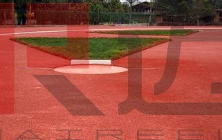 铅球场地落地区做法