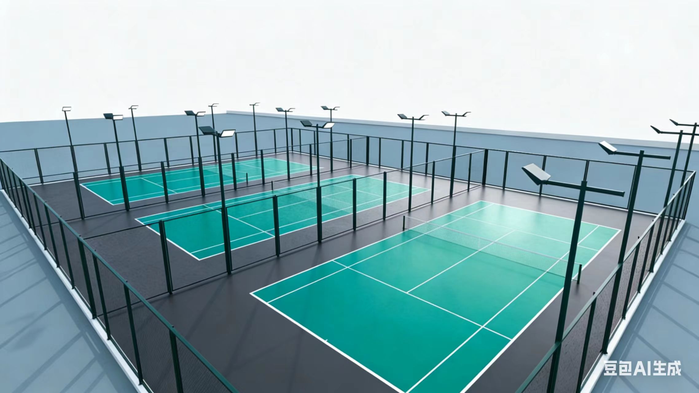 长沙雨花区弹性丙烯酸网球场施工